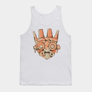 Aztec Mask of Tlaloc Tank Top